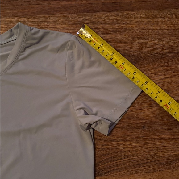 Light Blue Short Sleeve Top - Picture 5 of 8